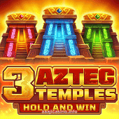 Mysterious Aztec Temple Background with Golden Accents